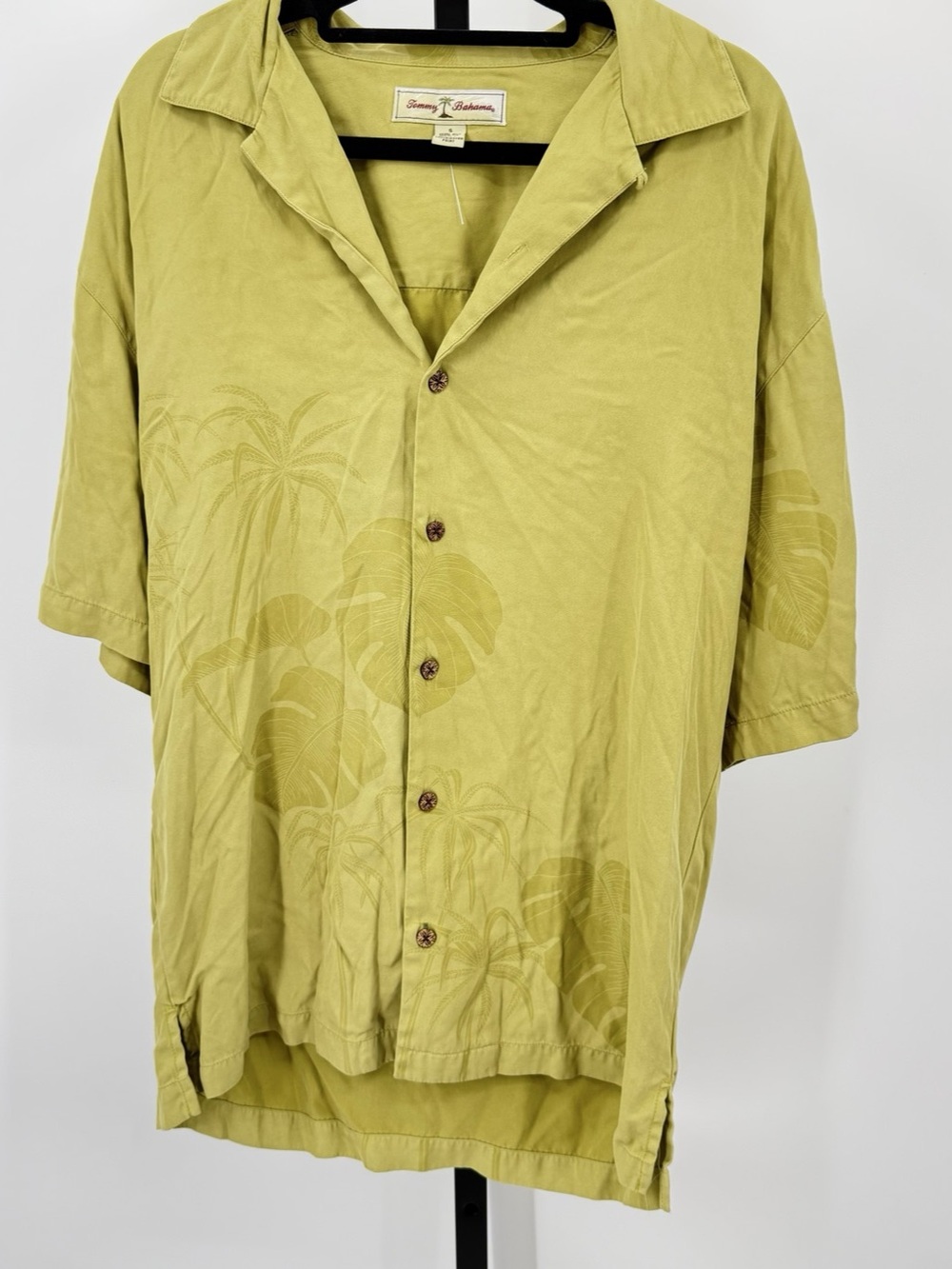 Tommy Bahama Silk Floral Button-Up Shirt Size Small